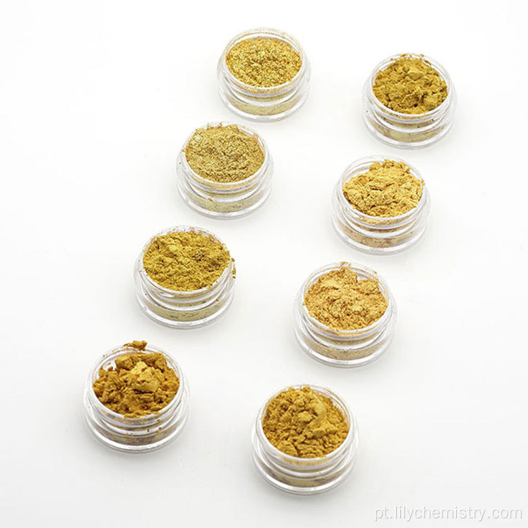 Avanço 6353h Cosmético Golden Gloss Pigment Powder