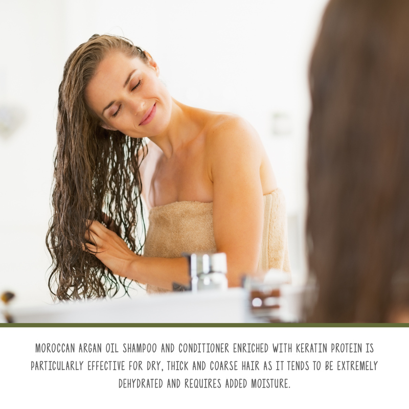 NUSPA Argan Oil Conditioner Best Hair Care Treatment Sulfate Free Shampoo And Conditioner
