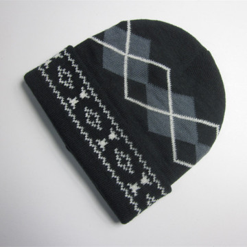 Men Classic Jacquard Winter Hat