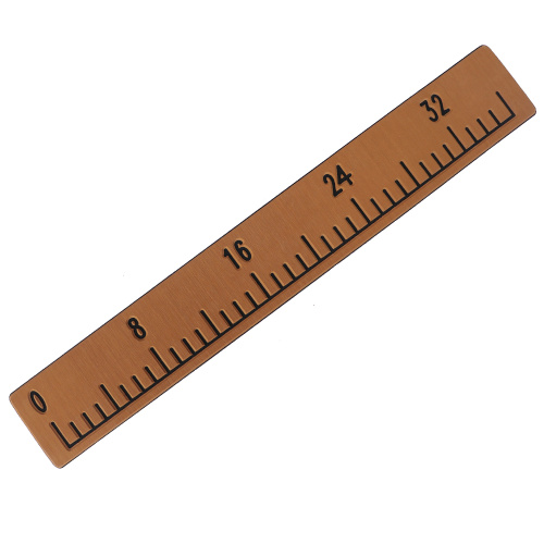 Light Brown over Black Boat EVA Fish Ruler