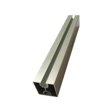 grey anodized color aluminum cnc machining cutting profile