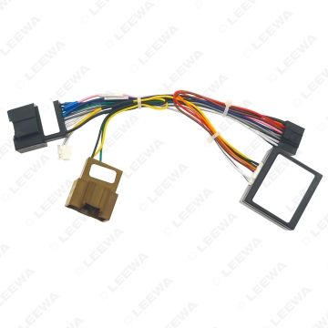 16pin Power Cord Wiring Harness Adapter with CANBUS for Opel/Vauxhall Corsa E Audio Installation