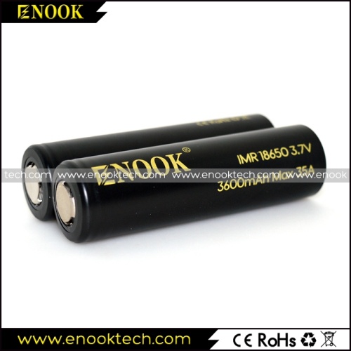 Enook 18650 3.7v 3600mAh lithium ion battery