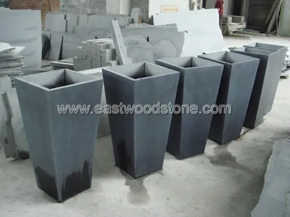 Stone flower pot