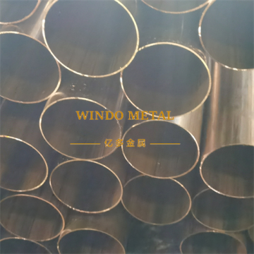 Lead-free large diameter brass tubes for potable water