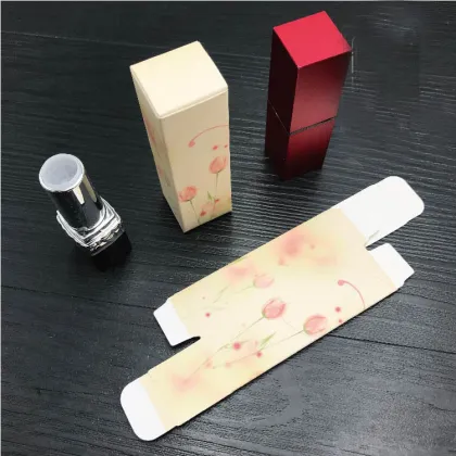 Red Cardboard Lip Rouge Packing Box