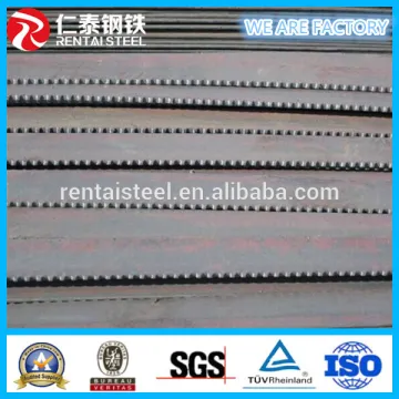 Serrated flat bars
