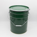 Custom 20L metal pail with lock ring lid