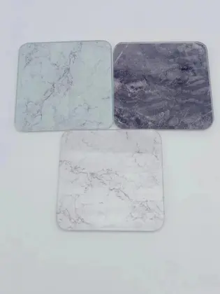 glass crafts glass coaster