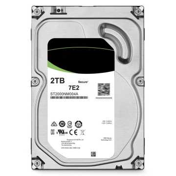 Disque dur SAS utilisé et rénové 2 To pour les systèmes d'entreprise: ST2000NM004A - 7200 tr / min, tampon 256 Mo, 12 Gbit / s, 3,5 pouces, 7e8, 512E