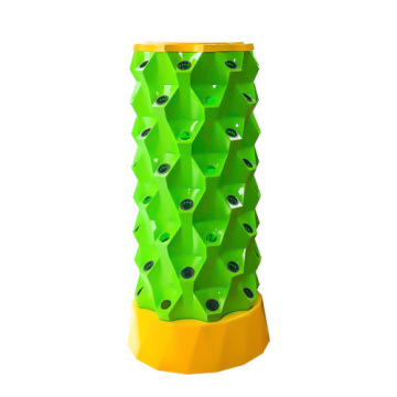 Three-dimensional Pineapple Tower Soilless Gardening for Balcony Vegetable Farming in Agricultural Greenhouses