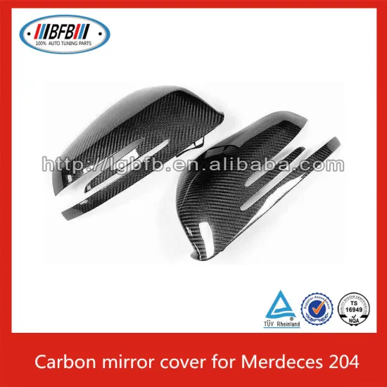 W204 W212 W216 W217 W221 GLK350 REAL Carbon Fibre Mirror Cover 1 P for Mercedes C class W204