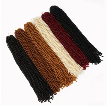 aliexpress Cheap Best Price Goddess Sister Locs Hair 18 Inch micro Faux Locs Crochet Braids Synthetic Braiding Hair Extensions