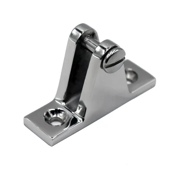 Mirror Polished AISI316 Stainless Steel Marine Deck Hinge for Yacht: High-Quality Boat Accessories