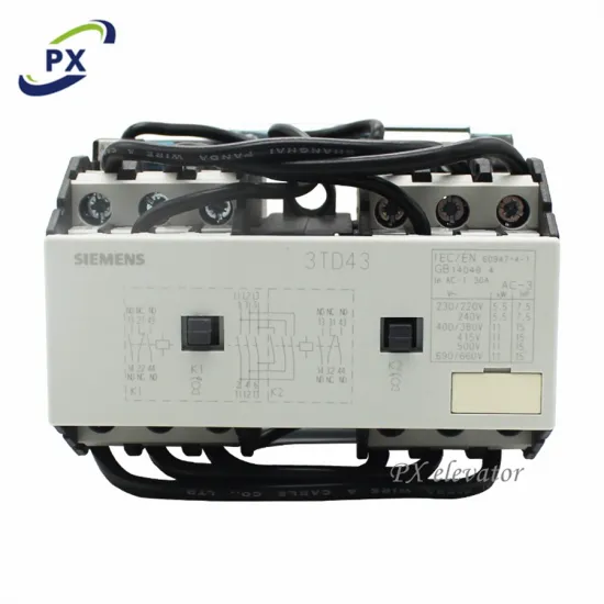 Electrical Mechanical Interlock Reversible AC Contactor 3TD43 02-0X - 24V to 380V Electric Switch for Lift Parts