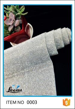 เสื้อผ้าเครื่องแต่งกายแผ่นร้อน rhinestone แก้ไขคริสตัลตาข่าย