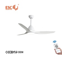 Nordic Contemporary Decorative Finished ABS Ceiling Fan