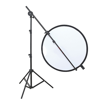 Universal Double Swivel Wheel Adapter for Cantilever Photography Light Stand Bracket
