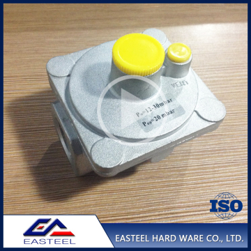 Supplier cheap wholesale safety precision aluminum 10 to 15 mbar gas regulator with meter