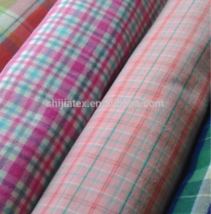 TTC FLANNAL/TTC YARN DYED MULTICHECK WITH BOTH SIDE BRUSHED FABRICS
