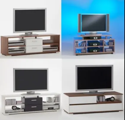 Wooden Lcd Led Flat Screen TV Table