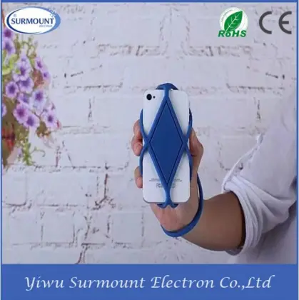 Funny Necklace Straps Novelty Mobile Phone Holder Silicone Mobile Phone Holder