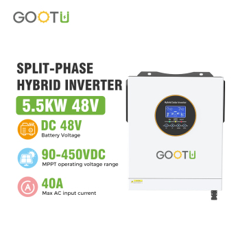 Split Phase 48V 5500W Hybrid Solar Inverter