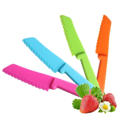 Children's Cooking Baking Knives for Fruit, Bread, and Cake