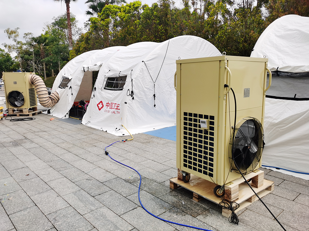 Aire acondicionado de la carpa de campamento portátil de calefacción de enfriamiento de 5ton