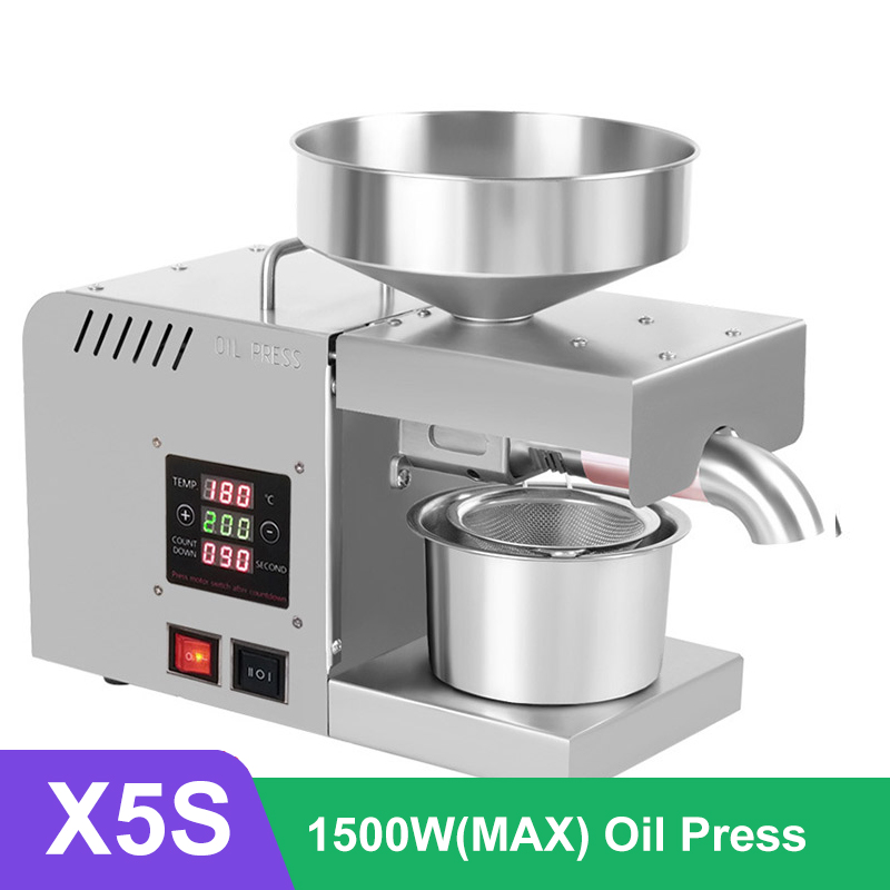 Automatic Oil Presser Oil Press Machine for Peanut Nuts Walnut Coconut Sesame Rapeseed Sunflower Seed Flax etc