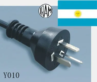 Argentina IRAM Nema 3pin Power cord made in China