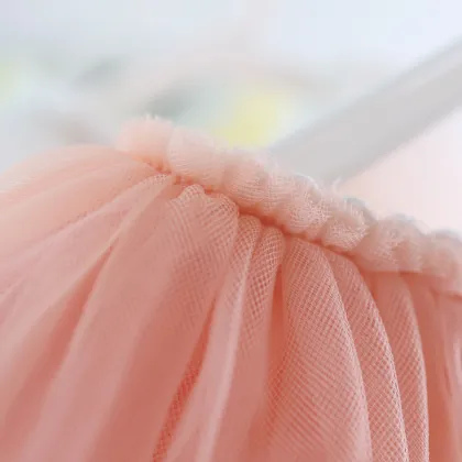 Kids Cotton Tutu Skirt - Pink A-line Layered Tutu Skirt for Toddlers