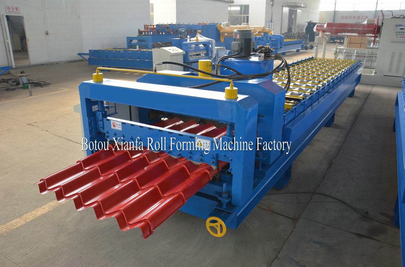 circular arc glazed tile roll forming machine