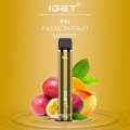 IGET XXL Bút Vape dùng một lần 1800 Puffs