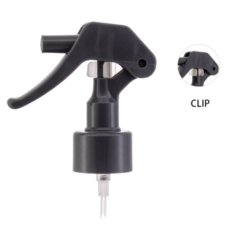 Mini pulverizador de gatilho cinza 24/410 com clipe