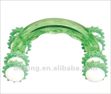 PP PS PVC rainbow shape massager