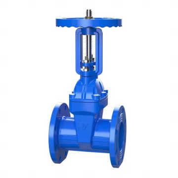 Open rod elastic seat sealing gate valve