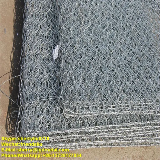 Welded gabion box/Gabion baskets/Gabion/Hesco Barrier /galvanized & pvc coated------GBSL002