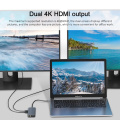 12-in-1 triple display laptop docking