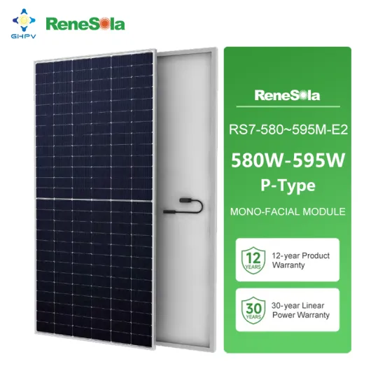 Renesola Solar Panels: Tier 1 Brand High Efficiency Panels - 580W, 585W, 590W, 595W P-Type Photovoltaic Panels for Sale