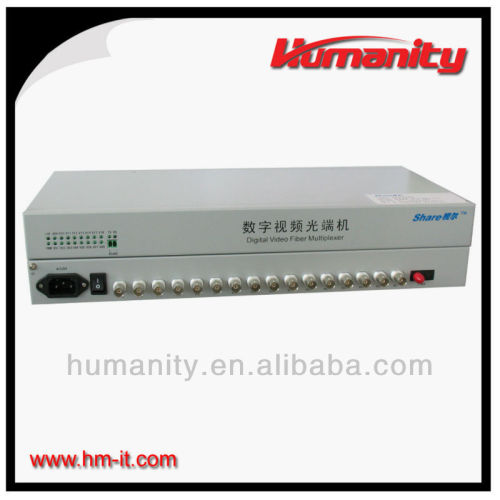 16 Channel Fiber Optic Video Converter, High Quality 16 Channel Fiber