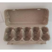 Yellow dry-pressed egg carton