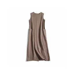 New Fashion Customizable Linen Dress