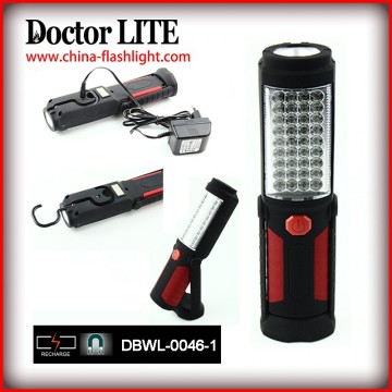 Ningbo Emergency Magnetic 1Strawhat +36LED Lighting Working Light For Tractor,Pivoting Rechargeable Work Light