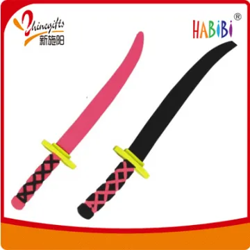 2016 various designs EVA toy samurai foam swords