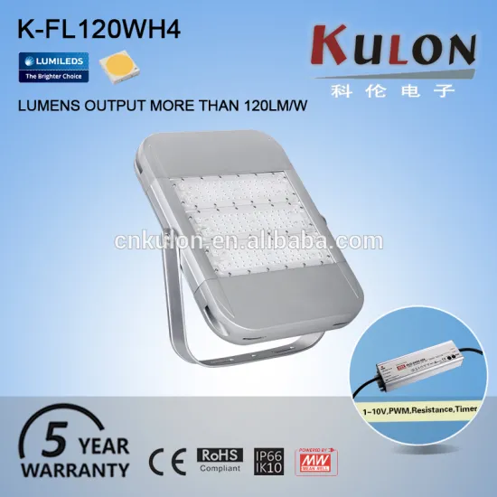 Outdoor waterproof UL standard connection 120 watt led flood light