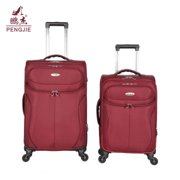 Built in handles and anticollision-bar strong soft luggage