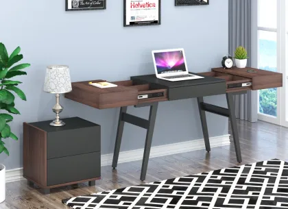 Modern Office School Table Home Furniture Wooden Desktop Study Desk Children Table Make Up Table Bedroom Dresser With drawer