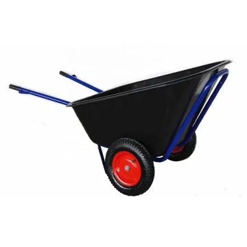 Large Capacity Two Wheeled Garden Wheelbarrow