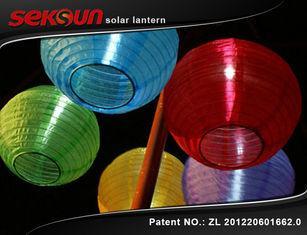 Decorative Environmental Nylon Solar Lantern With 600MAH Ni